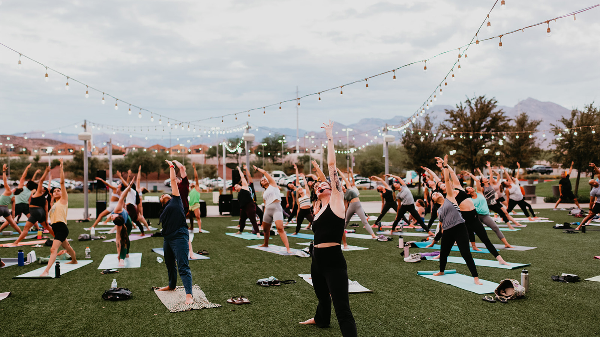 Fitness on The Lawn Returns on Tuesdays At Downtown Summerlin The Warren Group